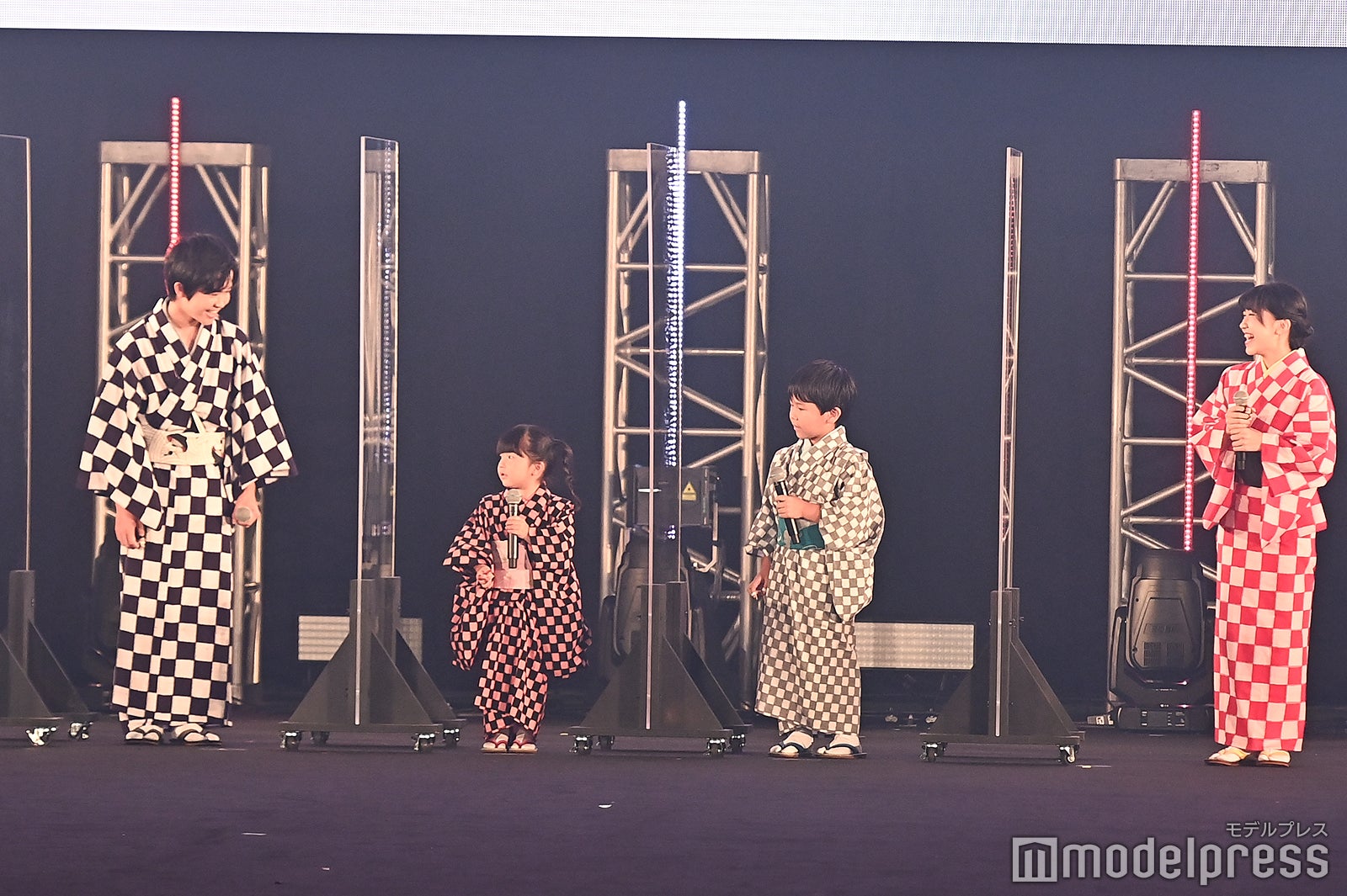 鈴木福・夢・楽・誉、4兄妹で「紅蓮華」琴演奏ステージ　“和楽器一家”が本領発揮＜TGC2020A／W ONLINE＞