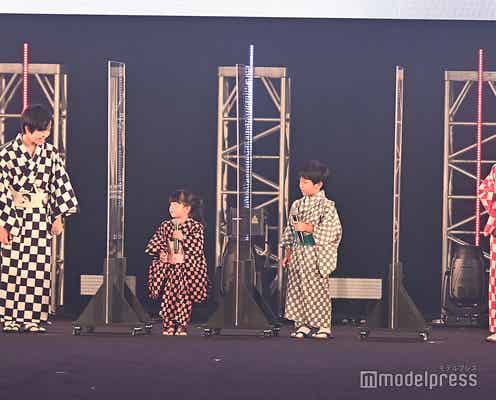 鈴木福・夢・楽・誉、4兄妹で「紅蓮華」琴演奏ステージ “和楽器一家”が本領発揮<TGC2020A/W ONLINE>