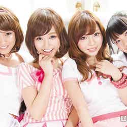 アイドルグループ・Pimm’s（左から）ERISA、AKI、KANYA、EMIRI（新メンバー）