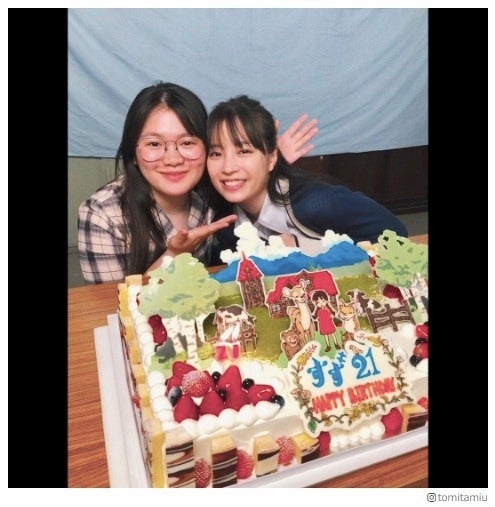 富田望生“仲良し”広瀬すずの誕生日を祝福「大好きコンビ」の声