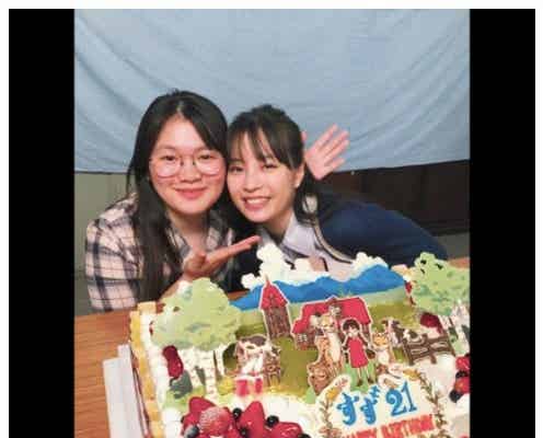 富田望生“仲良し”広瀬すずの誕生日を祝福「大好きコンビ」の声