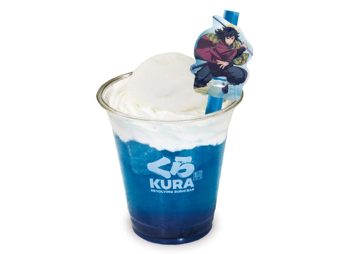 義勇の水の呼吸レモンスカッシュ 480円(C)吾峠呼世晴/集英社・アニプレックス・ufotable