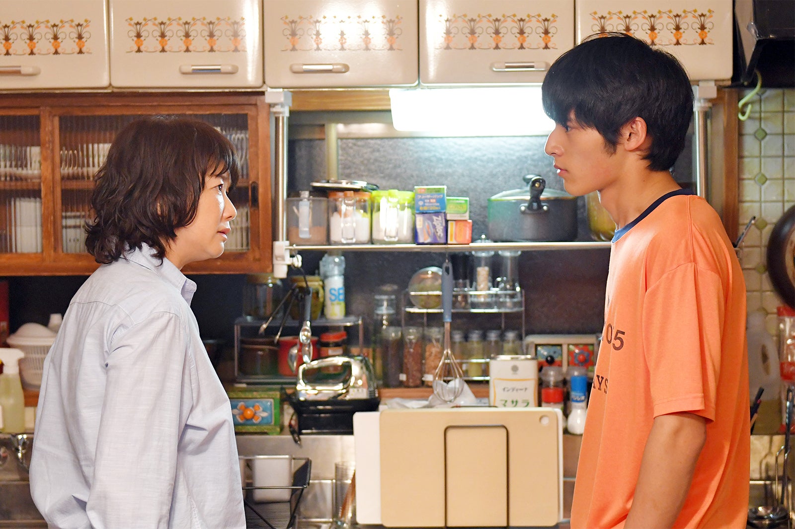 夏川結衣、岡田健史／「中学聖日記」第5話より（C）TBS