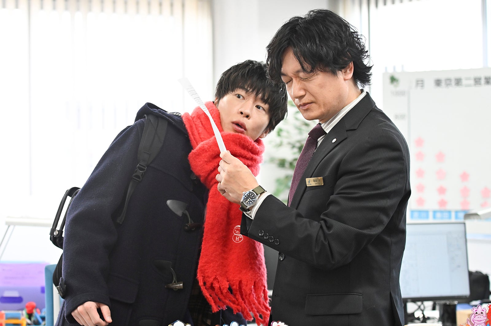 田中圭、井浦新「おっさんずラブ-リターンズ-」第7話（C）テレビ朝日
