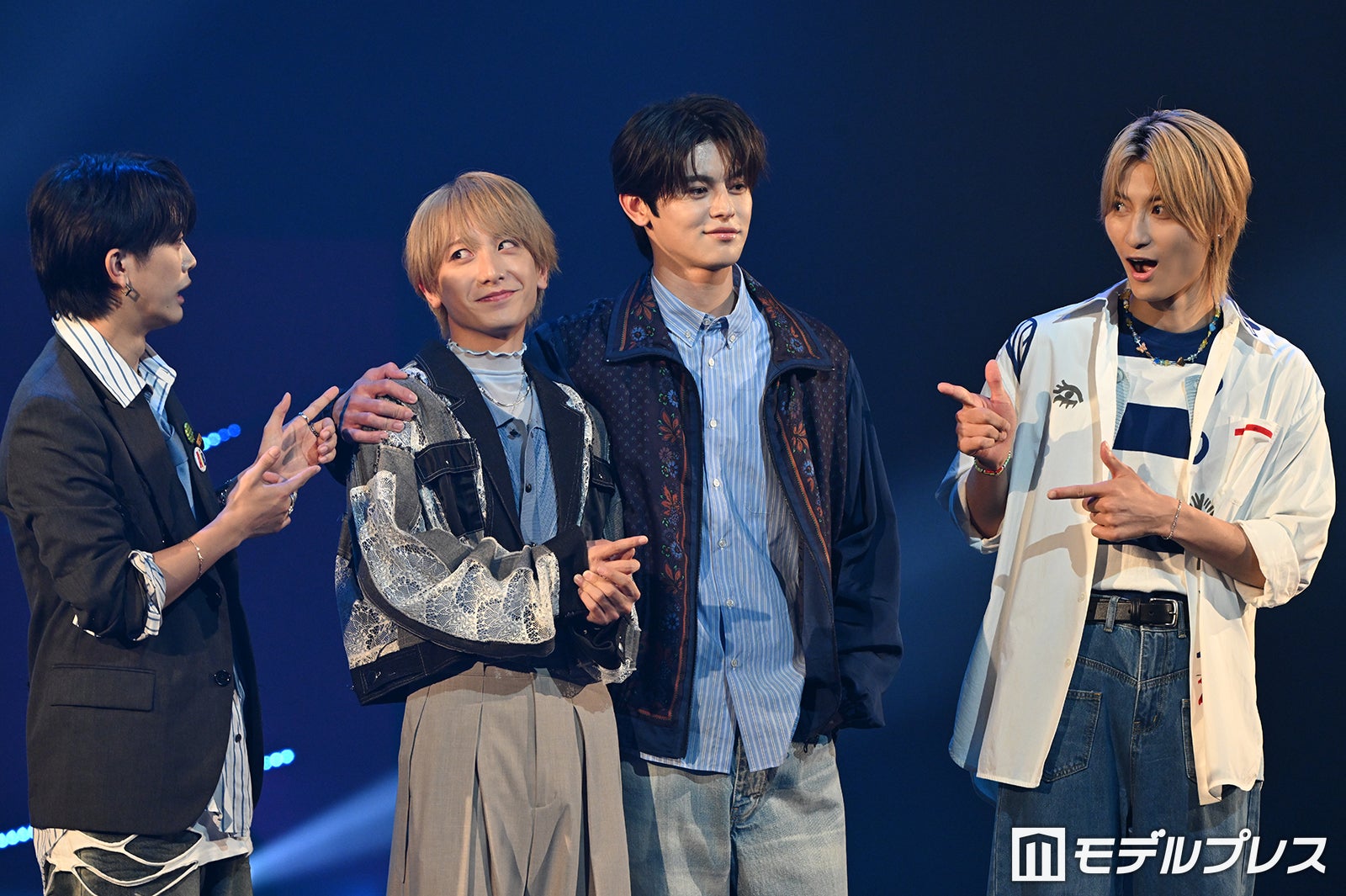 平本健、小西詠斗、元之介、飯島颯（C）モデルプレス