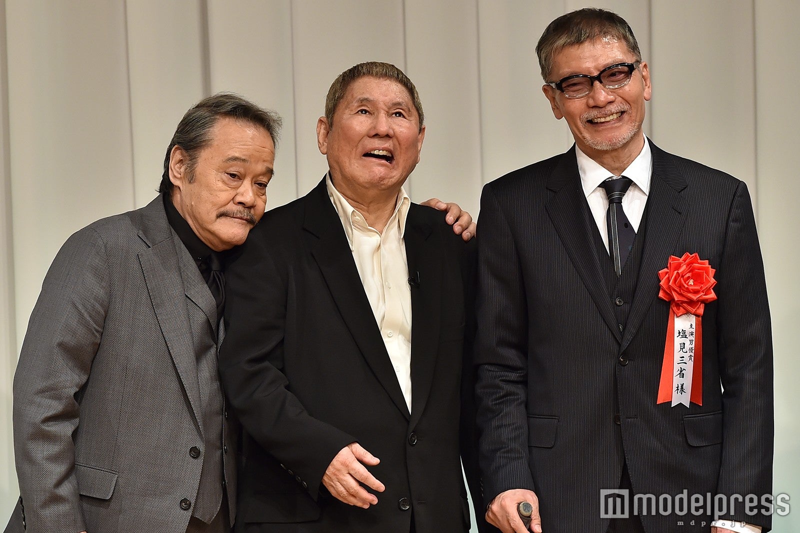 西田敏行、ビートたけし、塩見三省／主演男優賞「アウトレイジ 最終章」 （C）モデルプレス