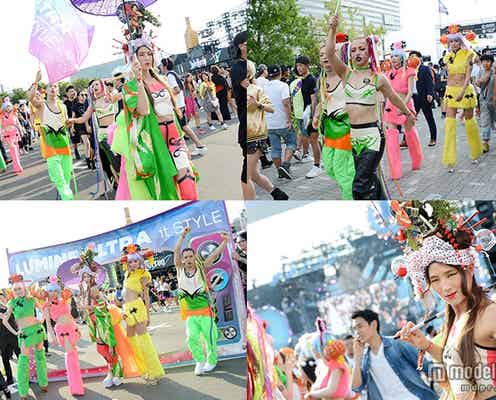 「ULTRA JAPAN」でゲリラショー 人気モデルらが異色を放つパフォーマンス