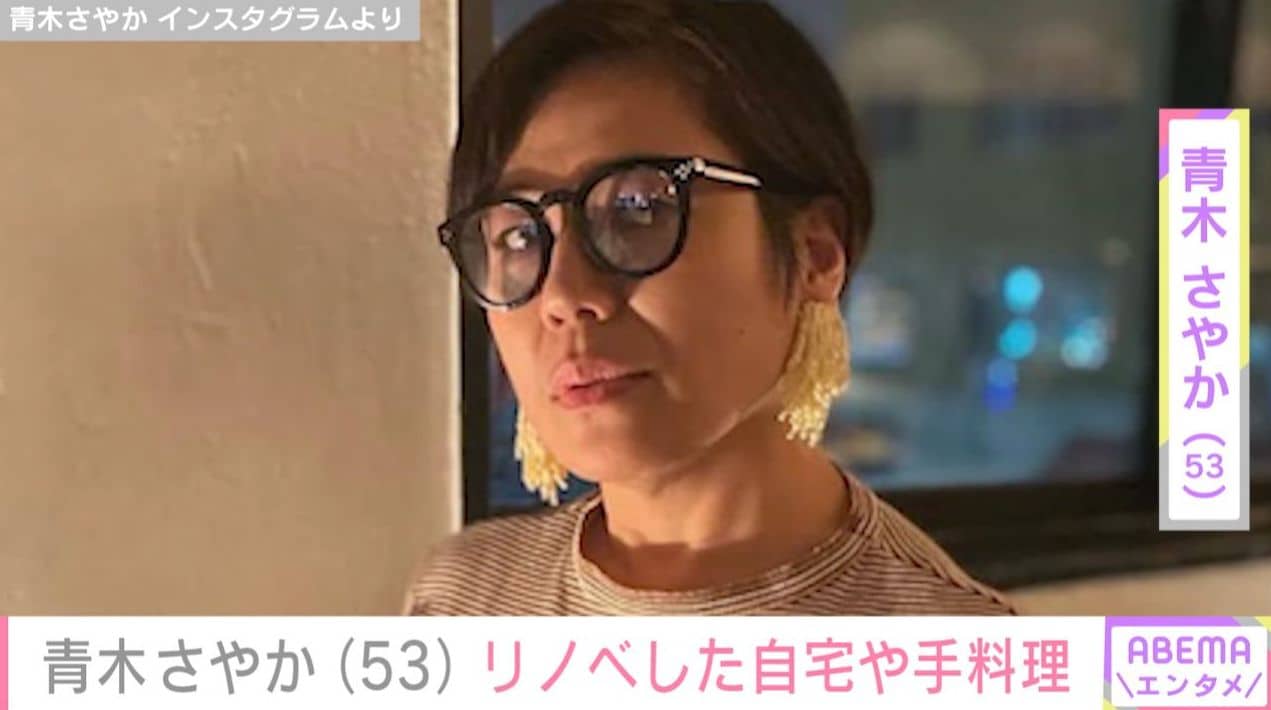 “リノベーションした自宅が話題”青木さやか（53）、生活感あふれる部屋に反響「ん～！全部ステキだぁ」