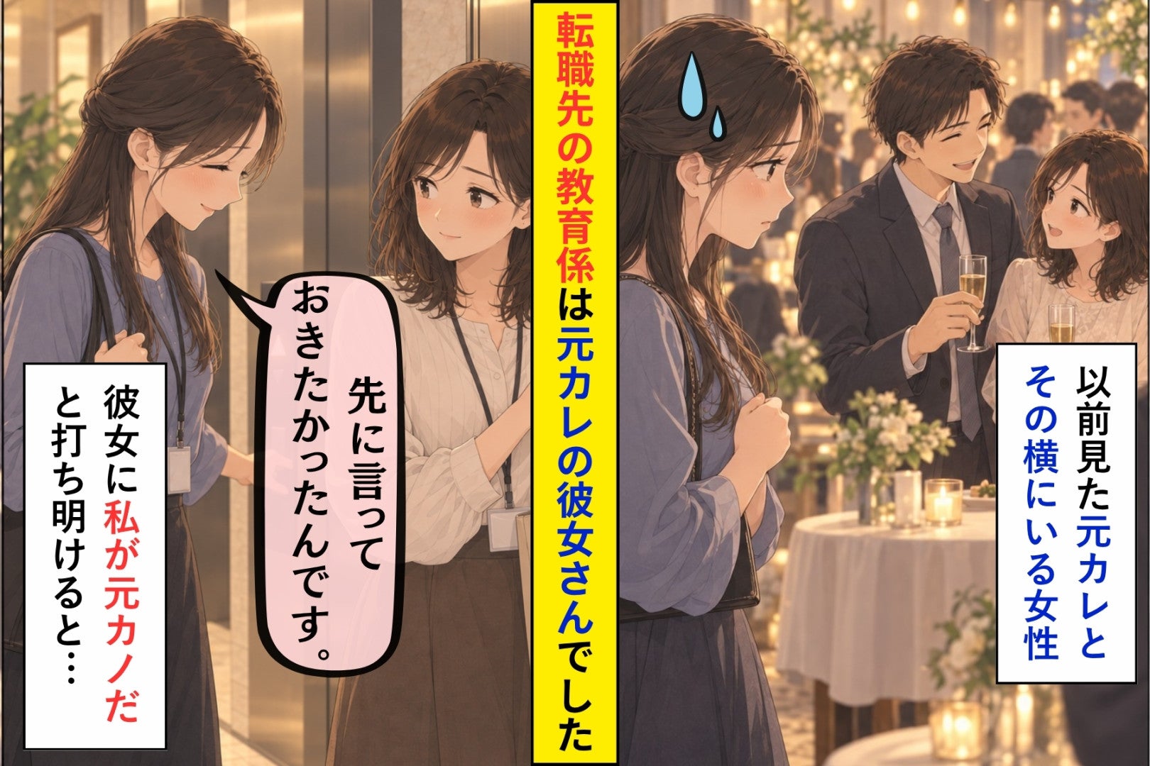 「あの人、元気ですか」元彼の恋人が教育係だと知った日、私が先輩の目を見てそう聞いた理由