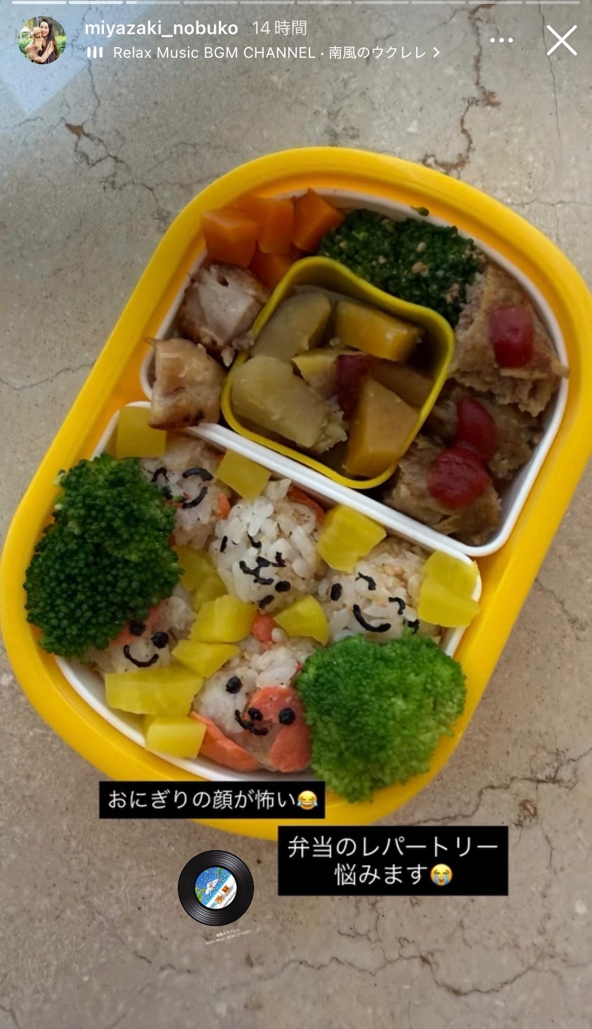 宮崎宣子Instagramストーリーズより