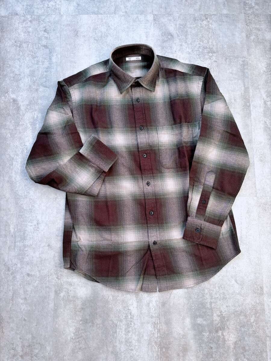 GUフランネルシャツ