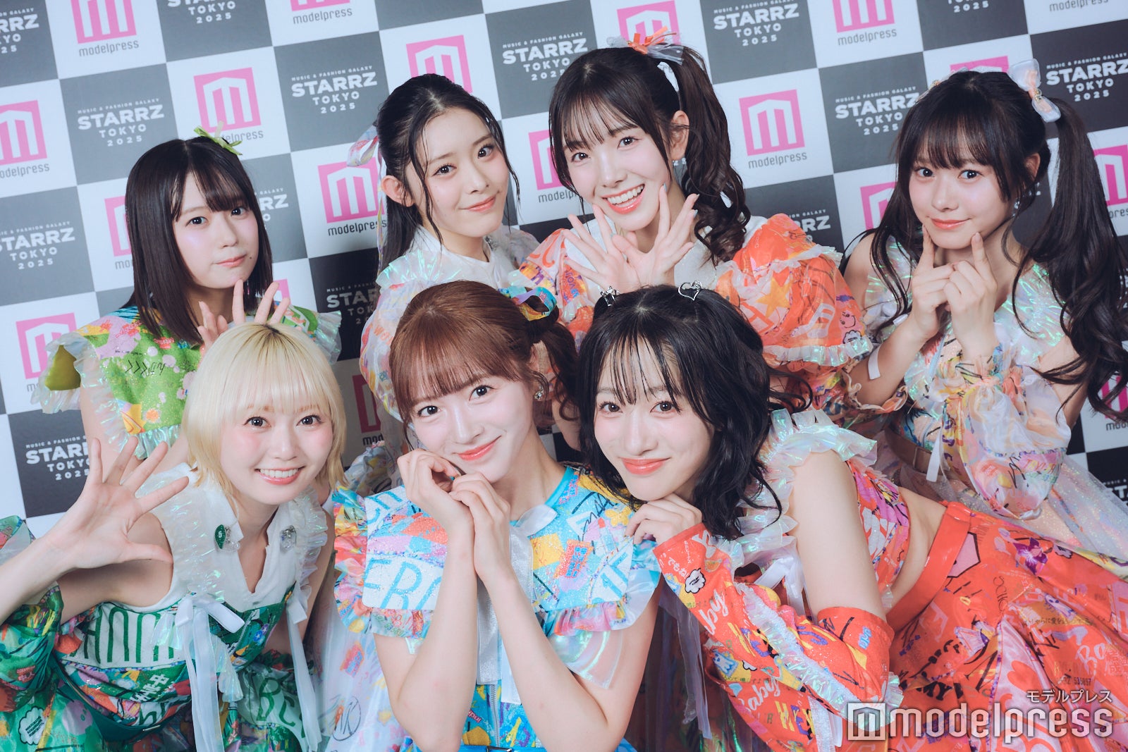 私立恵比寿中学／（左から時計回り）小久保柚乃、風見和香、桜井えま、仲村悠菜、桜木心菜、中山莉子、安本彩花（C）モデルプレス