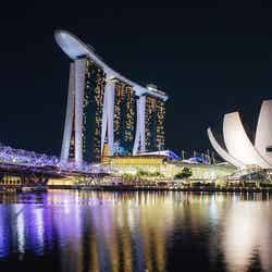 Singapore, Marina Bay by Leonid Yaitskiy