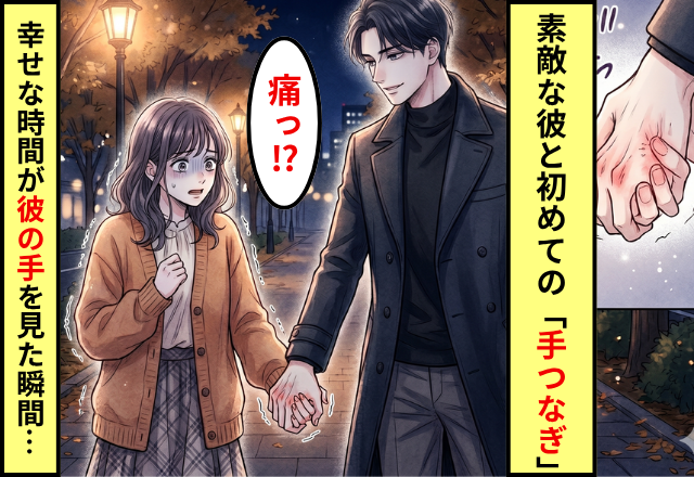 スマートな彼とデートの帰り道♡しかし直後⇒「痛っ！！？」つながれた“手”を見た瞬間、信じがたい光景が！？