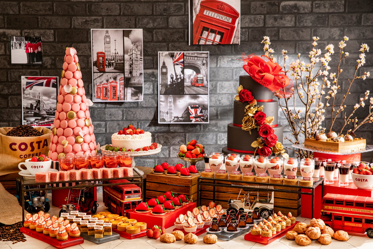 コンラッド東京×コスタコーヒーのコラボビュッフェ「ロンドン・ミーツ・トウキョウ」開催