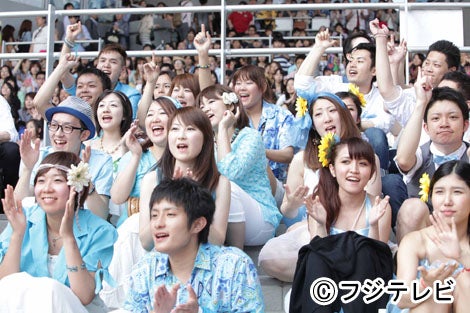 フジテレビ系ドラマ「カエルの王女さま」の特別企画「ショークワイアコンテスト決勝戦！」に約2,000人の観客が来場した。