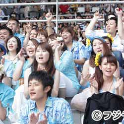 フジテレビ系ドラマ「カエルの王女さま」の特別企画「ショークワイアコンテスト決勝戦！」に約2,000人の観客が来場した。