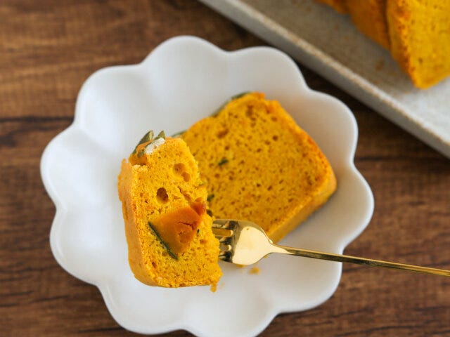 かぼちゃの米粉パウンドケーキ