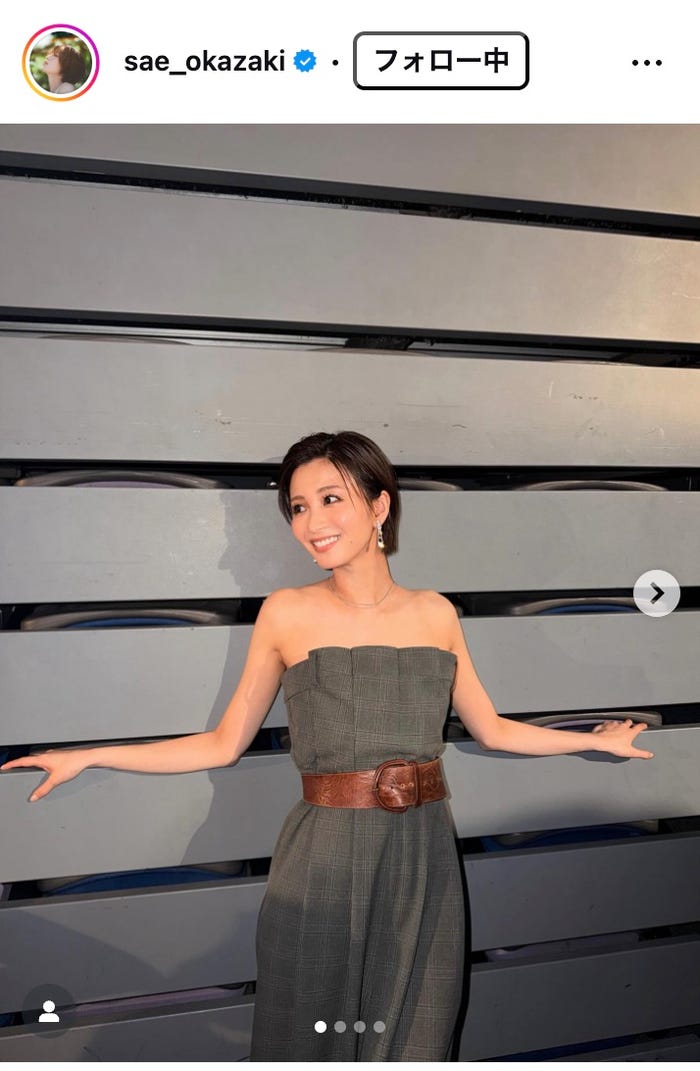 岡崎紗絵Instagramより