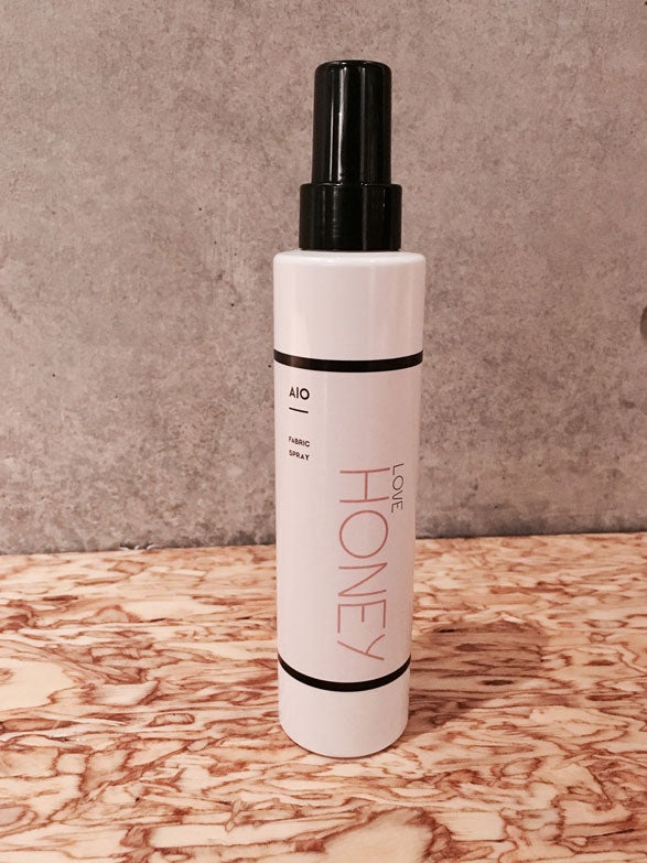 ファブリック・スプレー。会場でも“LOVE HONEY”の香りを堪能／提供写真