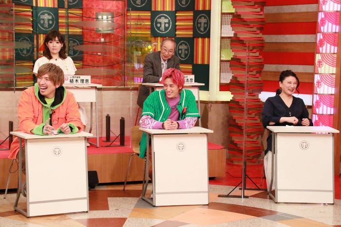 (上段左から)植木理恵、池田清彦(下段左から)EXIT、島崎和歌子/『ホンマでっか!?TV』 (C)フジテレビ