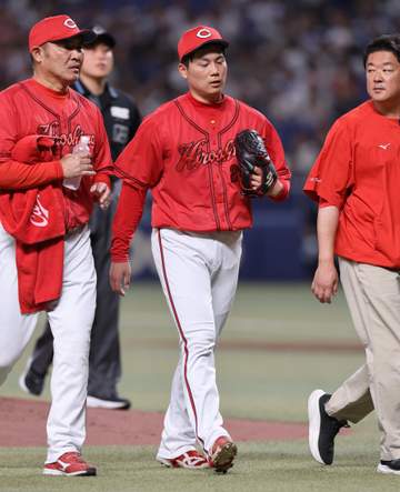 広島 栗林が初回途中降板のアクシデントから追い上げるも敗戦 育成出身の名原がプロ安打含むマルチ安打の奮闘実らず 借金8
