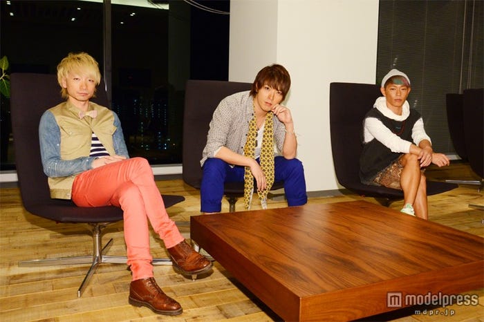 冗談を交えながらも、要所では真剣な眼差しを見せたソナーポケット(左から)matty、ko‐dai、eyeron