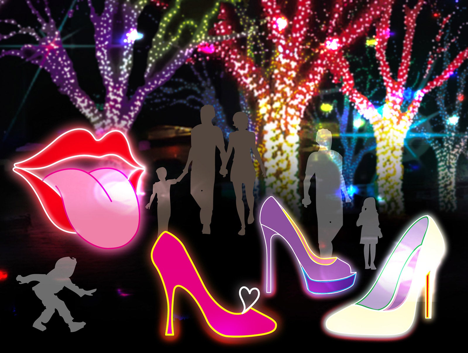 LEDネオン／画像提供：イルミナージュ事務局