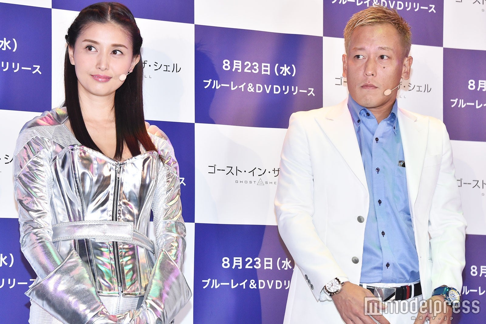 橋本マナミ、じゅんいちダビッドソン（C）モデルプレス