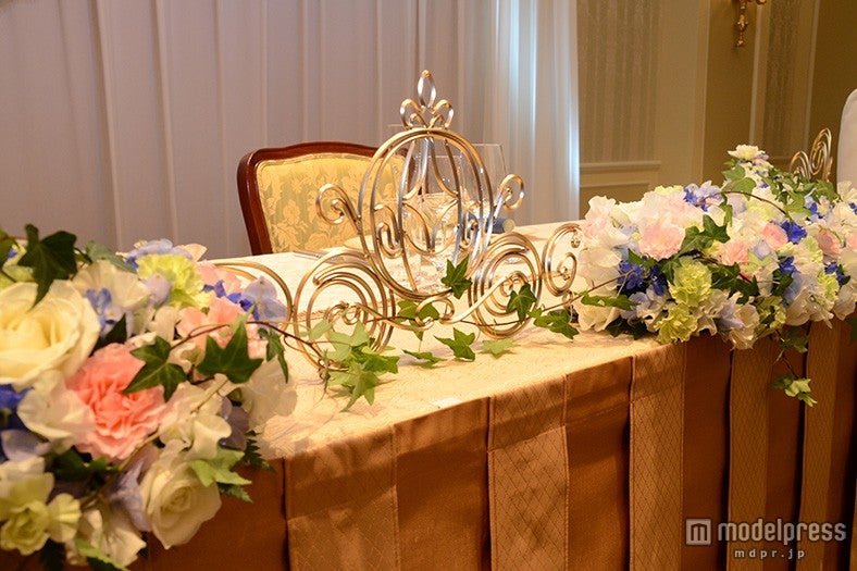 シンデレラをイメージした装飾