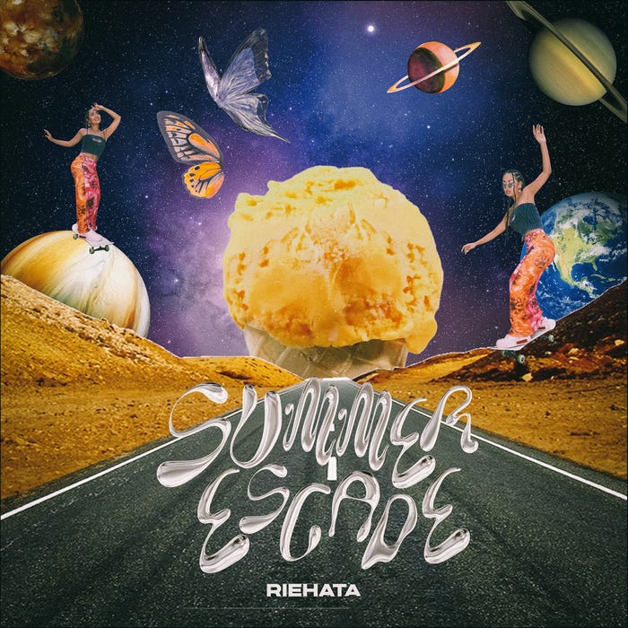 RIEHATA「Summer Escape」(6月7日リリース)ジャケット写真(提供写真)