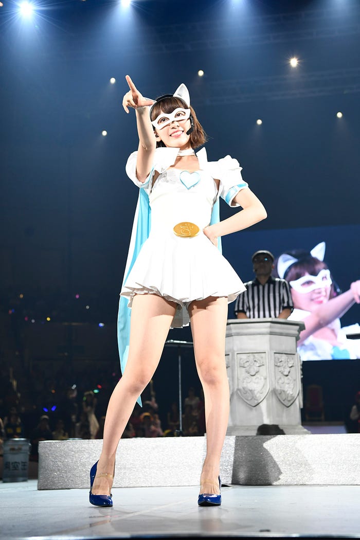 宮脇咲良「AKB48グループユニットシングル争奪じゃんけん大会」(C)AKS