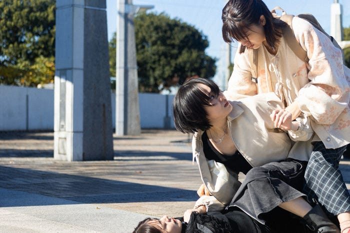 さとう珠緒、尾碕真花、工藤美桜「コールミー・バイ・ノーネーム」第6話(C)MBS