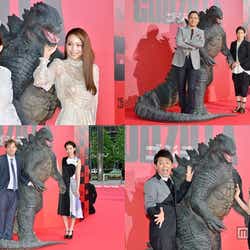 モデルプレス - 蛯原友里・押切もえらが渡辺謙・波瑠を祝福 「GODZILLA ゴジラ」ジャパンプレミア レッドカーペットセレモニー<写真特集>