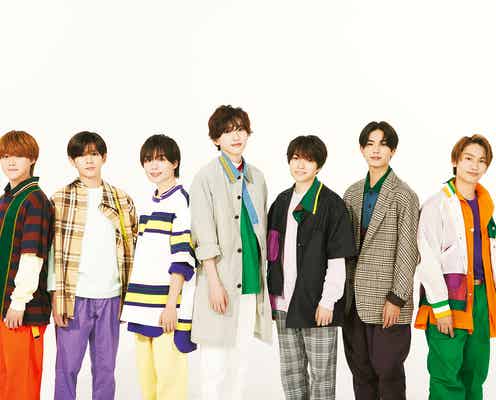 なにわ男子、2ndアルバムリード曲「Poppin’ Hoppin’ Lovin’」テレビ初披露 道枝駿佑が振りのポイント明かす