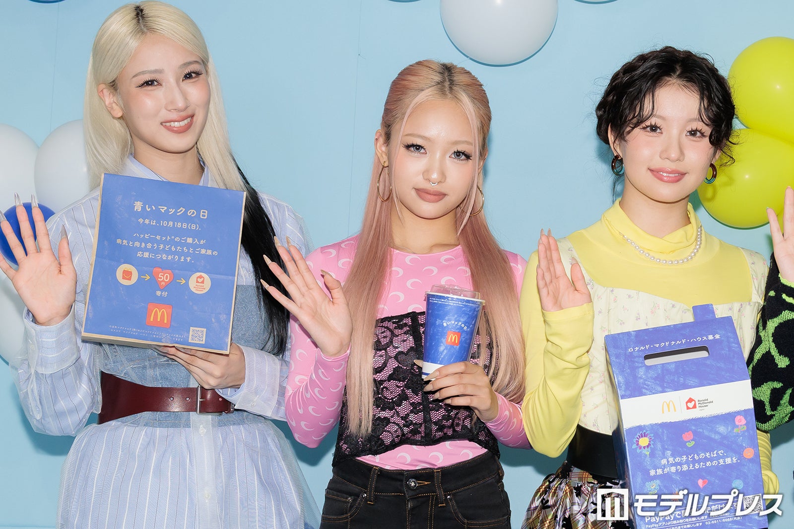 MOMOKA、YURI、KOHARU（C）モデルプレス