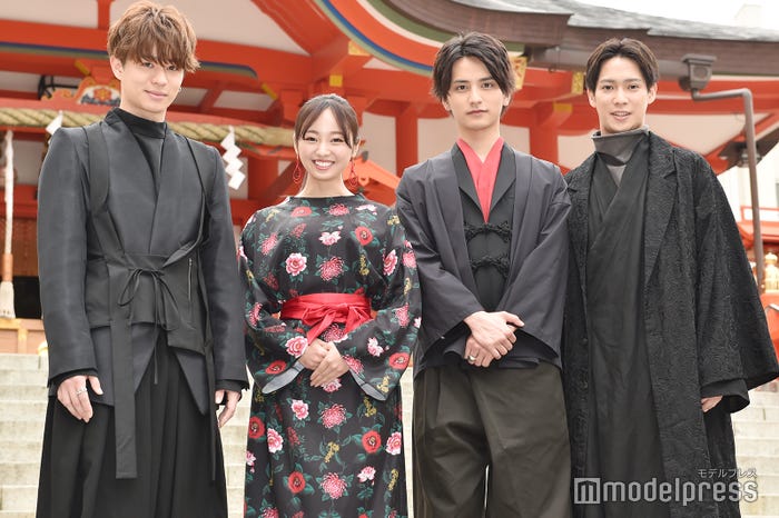 (左から)高橋龍輝、今泉佑唯、瀬戸利樹、味方良介 (C)モデルプレス