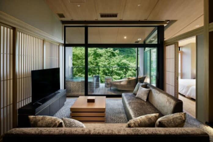 ラグジュアリーDタイプのリビング