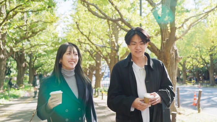 ミヅキ、たかあき『ラブトランジット』シーズン2第2話(C)2024 Amazon Content Services LLC or its Affiliates.