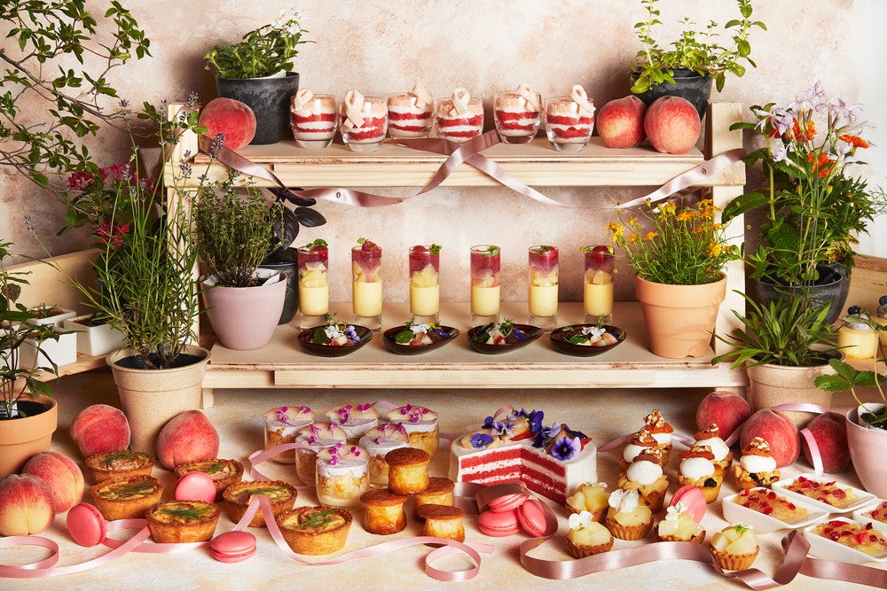 ピーチスイーツブッフェイメージ／画像提供：インターコンチネンタルホテル大阪