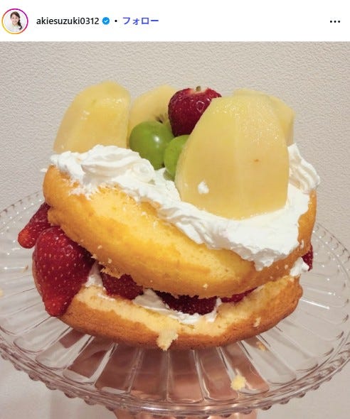 鈴木あきえInstagramより