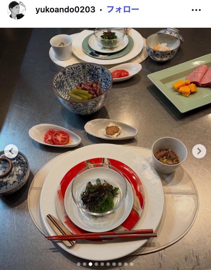安藤優子Instagramより