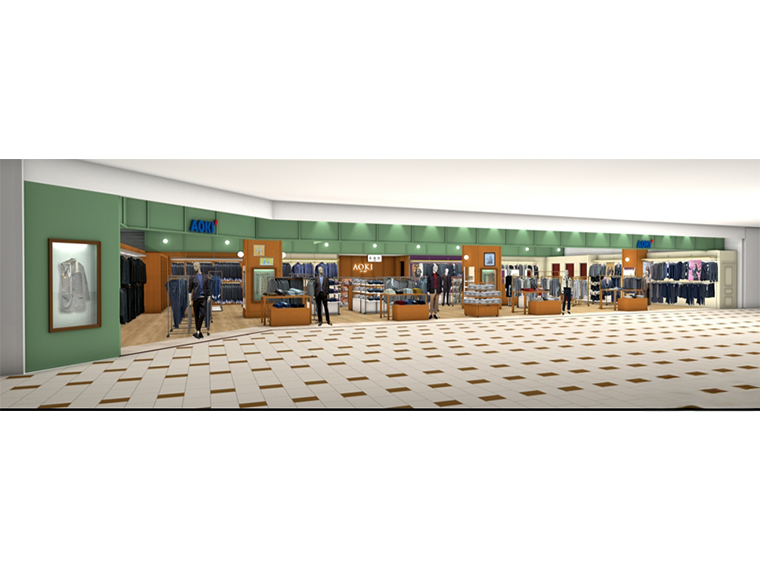 AOKI ららテラス武蔵小杉にSC型店舗を新規出店