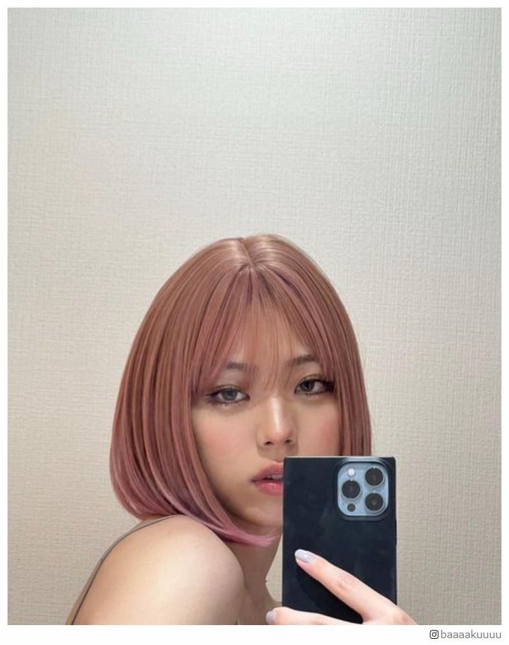 井手上漠、ピンクボブヘア披露「イメチェン？」「素敵」の声