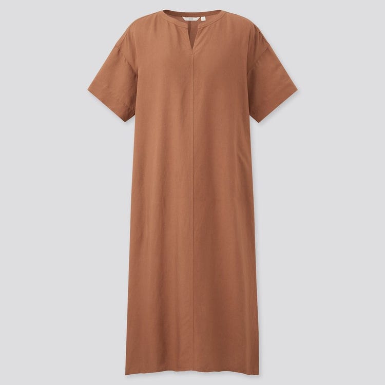 画像4 5 コレは絶対買い 着るだけで美人になれる ユニクロの名品 リネンワンピース 4選 モデルプレス