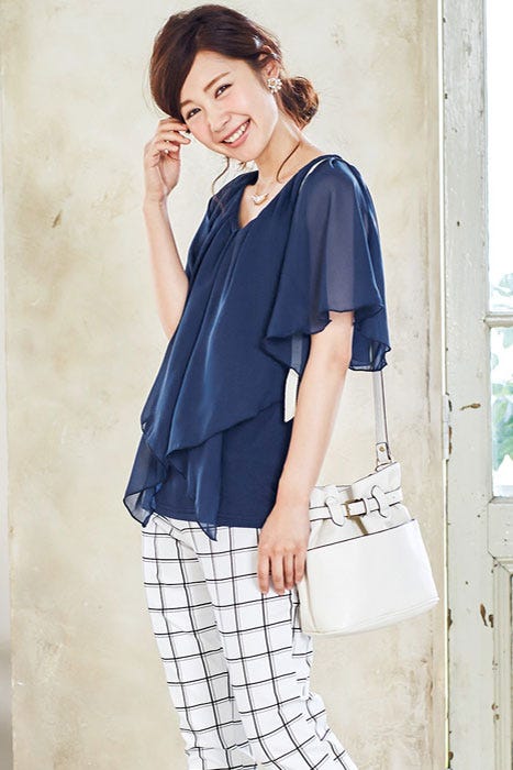 3Wayシフォンブラウス「Pierrot」1,814円(税込)/画像提供:Pierrot