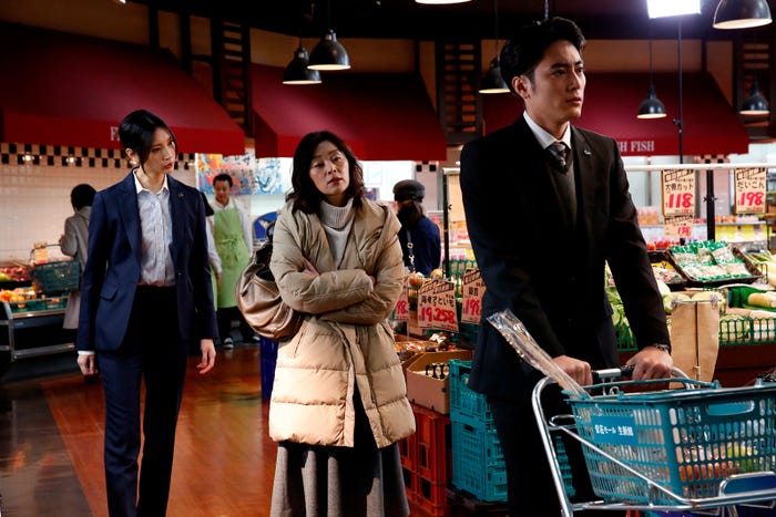 菜々緒、大塚寧々、間宮祥太朗/「BG~身辺警護人~」第2話より(C)テレビ朝日