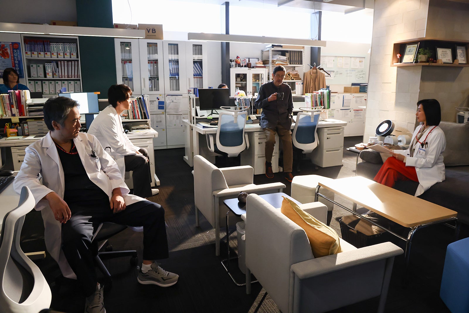 赤堀雅秋、鈴木伸之、木村多江「まどか26歳、研修医やってます！」（C）TBS