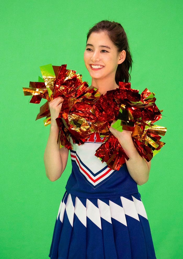 新木優子のチアリーダー姿が可愛すぎる(C)フジテレビ