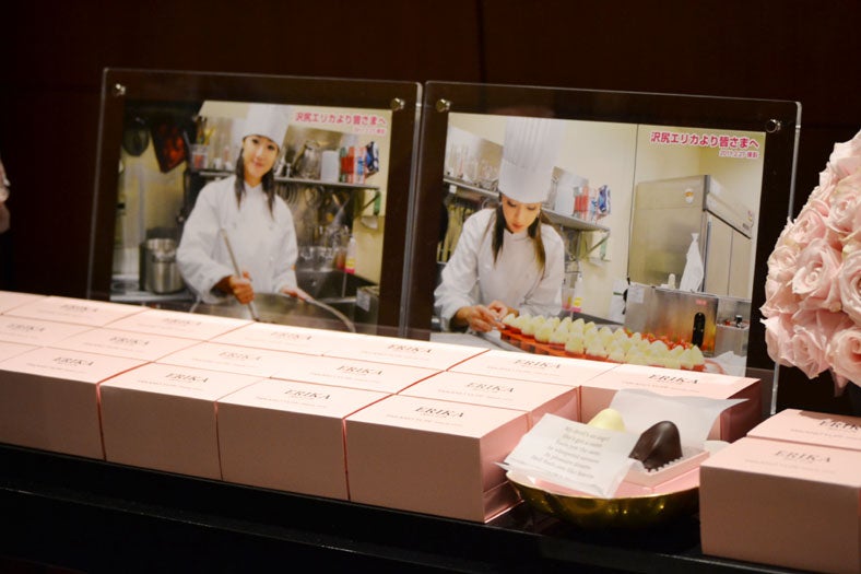 報道陣に配布された沢尻エリカ手作りのチョコレート